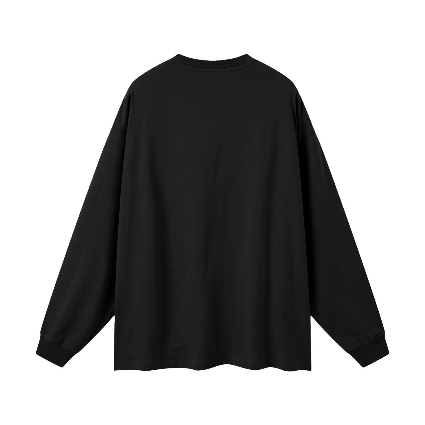 Noctis Athletic Crest Long Sleeve Tee – Heavyweight Oversized Drop Shoulder
