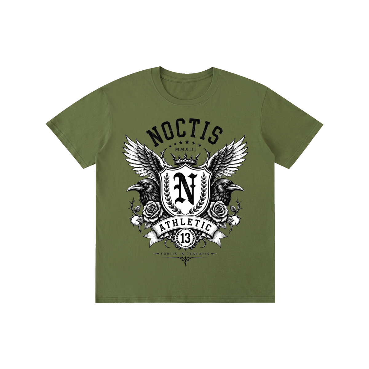 Noctis Crest Pure Cotton Unisex T-Shirt | Graphic Tee