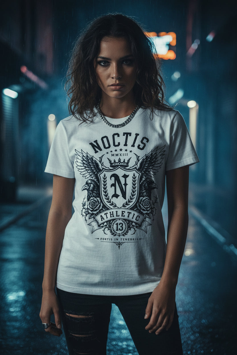 Noctis Crest Pure Cotton Unisex T-Shirt | Graphic Tee