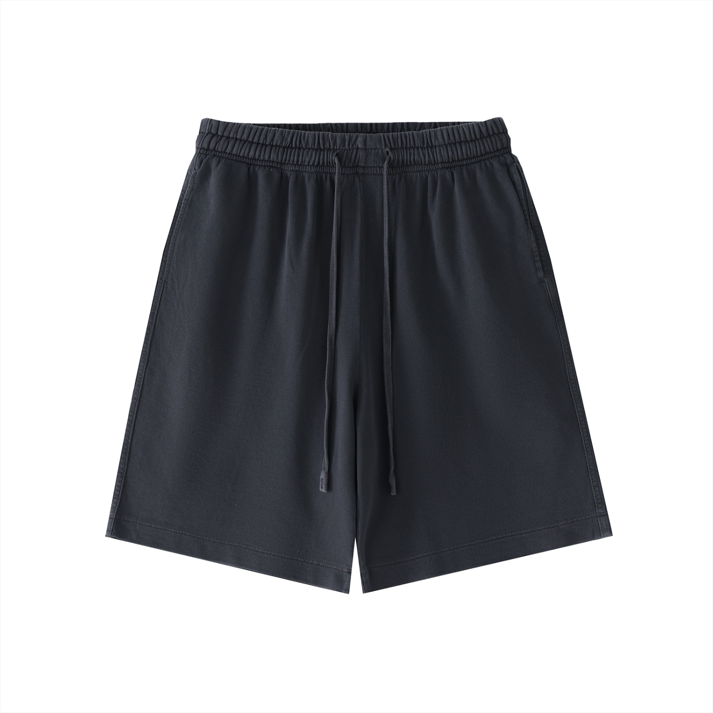 Vintage Wash Cotton Shorts Unisex Design