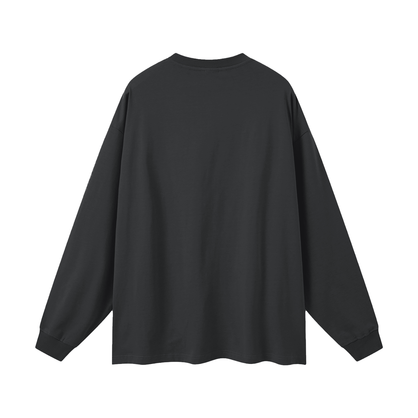Noctis Athletic Crest Long Sleeve Tee – Heavyweight Oversized Drop Shoulder