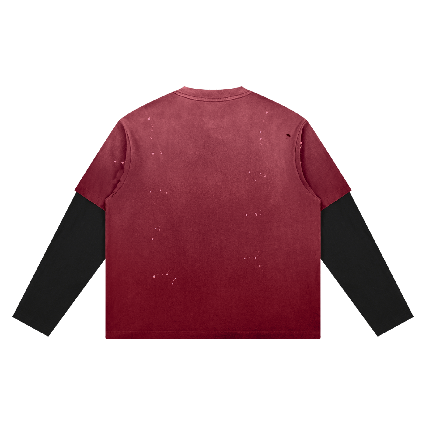 In The Shadow We Remember Gothic Vintage Wash Layered T-Shirt