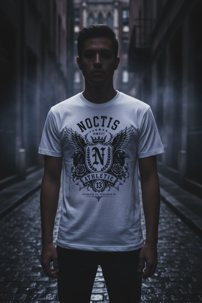 Noctis Crest Pure Cotton Unisex T-Shirt | Graphic Tee