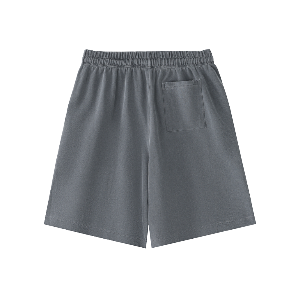 Vintage Wash Cotton Shorts Unisex Design