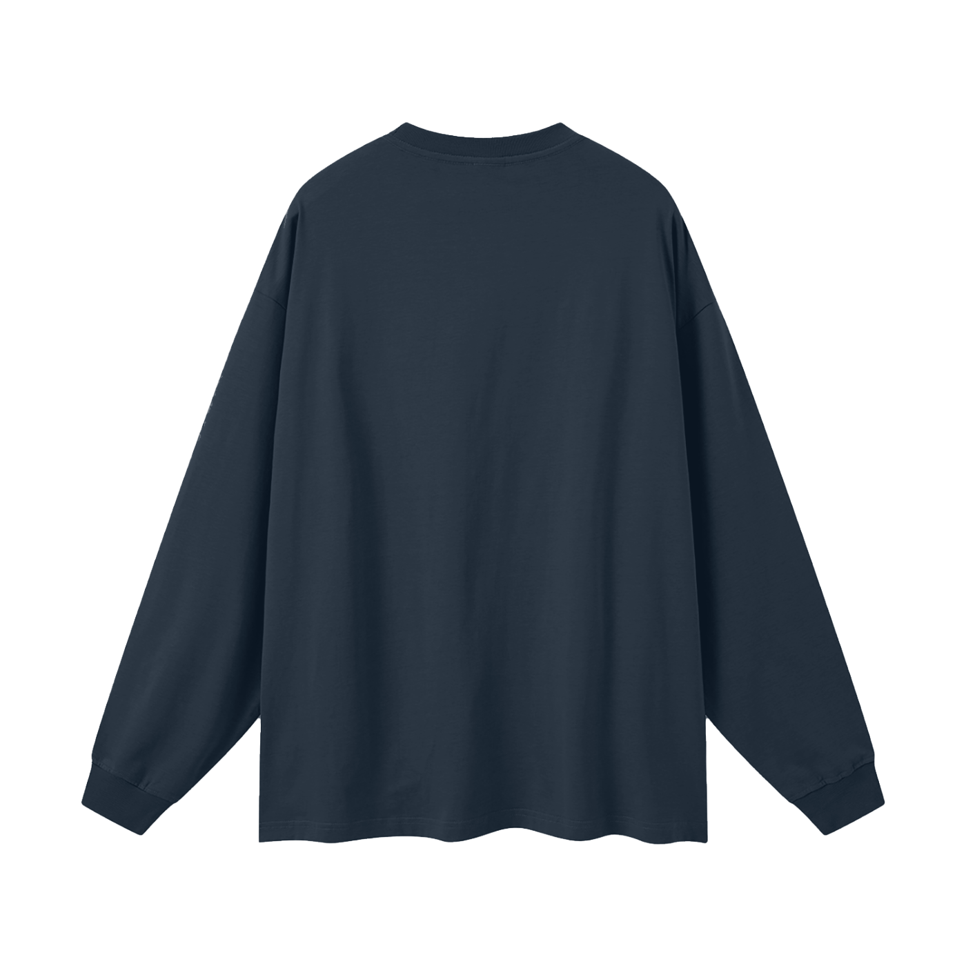 Noctis Athletic Crest Long Sleeve Tee – Heavyweight Oversized Drop Shoulder