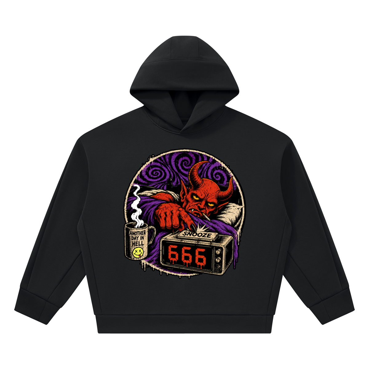 Under The Chaos | Another Day in Hell Heavyweight Boxy Hoodie