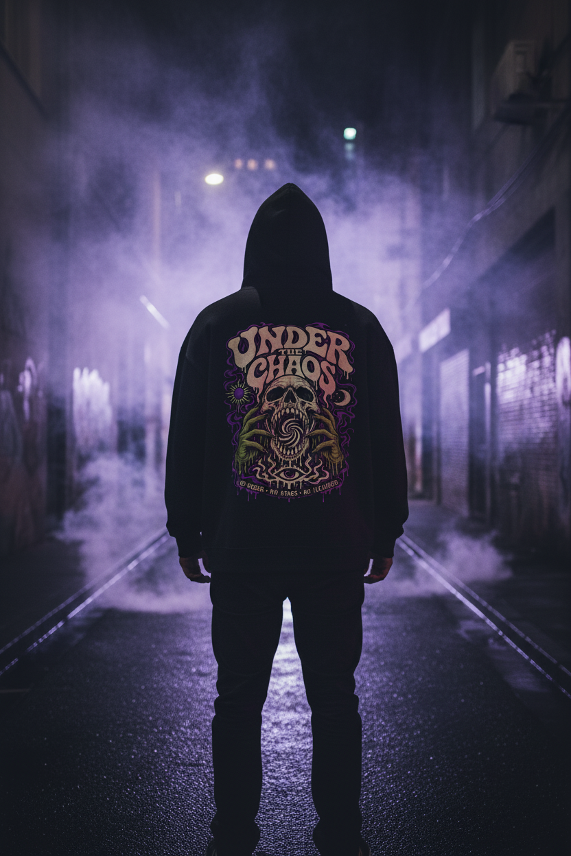 Back Mockup 1 — Male, Urban Alleyway