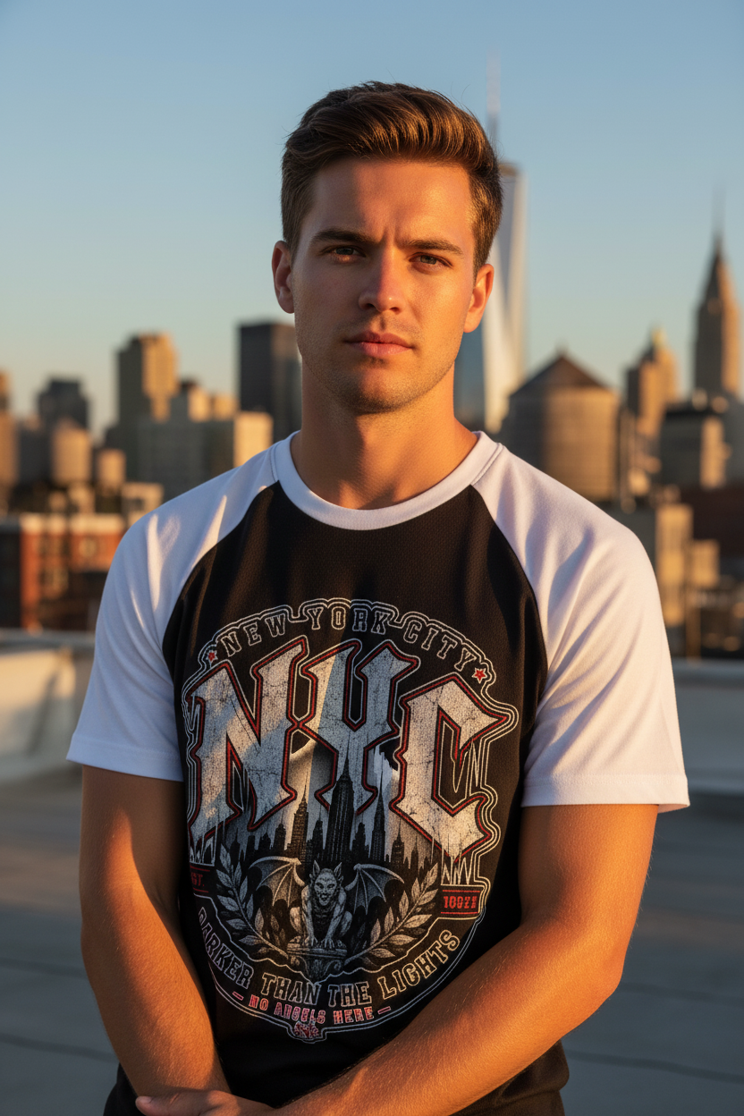Black with White – Rooftop Daylight