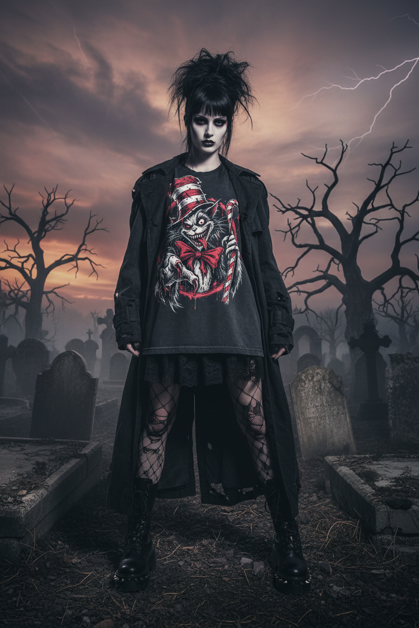 Cemetery dusk