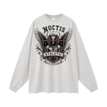 Noctis Athletic Crest Long Sleeve Tee – Heavyweight Oversized Drop Shoulder