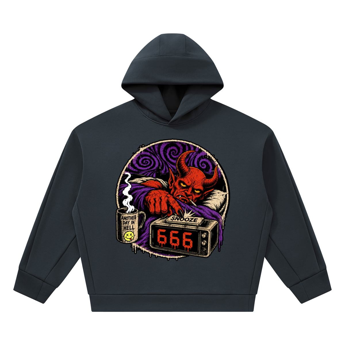 Under The Chaos | Another Day in Hell Heavyweight Boxy Hoodie