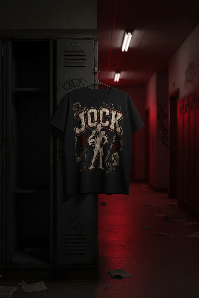 Jock Grunge Tee — Locker Mockup