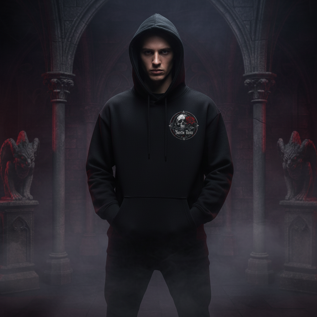 Noctis Rosa Gothic Hoodie Mockup