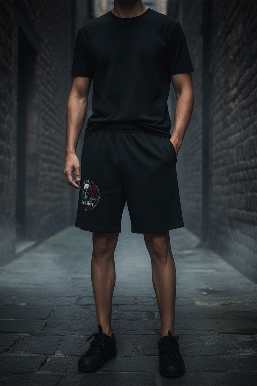 Noctis Rosa Shorts Front Full Length