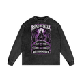 Road To Hell — Acid Wash Oversized Long Sleeve
