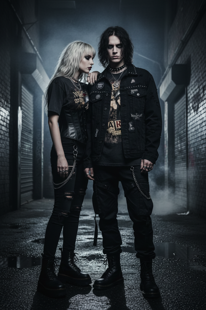 Whispers in the Dark — Male & Female Mockup